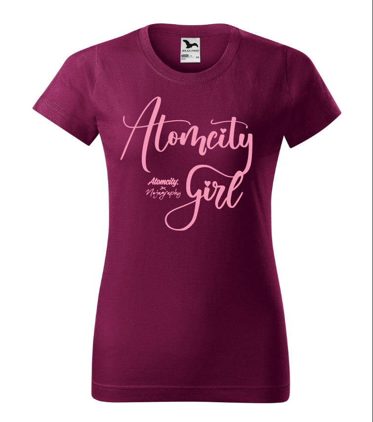 Atomcity Girl Basic T-shirt